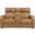 Fairway Power Double Reclining Loveseat with Center Console and Power Headrests In Brown