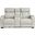 Fairway Power Double Reclining Loveseat with Center Console and Power Headrests In Gray