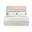 Fall In Love King Bed In Matte Pearl