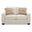 Fanciful Loveseat In Stone