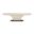 Fantosini Pedestal Dining Table In Silver Mist