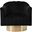 Farrah Velvet Accent Chair In Black