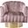 Farrah Velvet Accent Chair In Pink