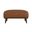 Fate Ottoman with Wood Base In Tan and Cherry