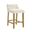 Fauna Counter Height Bar Stool In Amber Glow and White