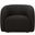 Faye Accent Chair In Black Boucle