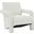 Faylin Boucle Accent Chair In Ivory