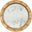 Federal Gold Leaf Round Antique Mirror