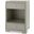 Fedor 2-Drawer Side Table In Moss Gray Tweed