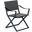 Fellini Arm Chair In Rope Black