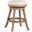 Fenton 24 Inch Swivel Backless Counter Stool In Driftwood Wire-Brush