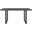 Fenton Dining Table with Charcoal Top and Black Base