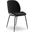 Ferdinand Fabric Side Chair Set of 2 In White and Black