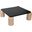 Ferrara Coffee Table In Black and Natural