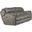Ferrington Power Lay Flat Reclining Sofa w/ Power Headrest and Lumbar (Steel)
