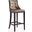 Fifth Avenue Bar Stool in Bronze and Walnut
