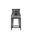 Fifth Avenue Faux Leather Counter Stool In Pebble Grey