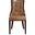 Fifth Avenue Faux Leather Dining Chair (Set of 2) in Saddle and Walnut