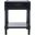Filbert 1 Drawer Accent Table in Black