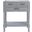 Filbert 3 Drawer Console Table in Grey