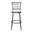 Filmore White Oak Seat Metal Back Bar Stool