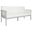 Finnick Outdoor Bench in Beige/Gray