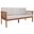 Finnick Outdoor Bench in Light Grey
