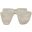 Fiore Concrete Coffee Table In Beige