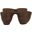 Fiore Concrete Coffee Table In Brown