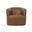 Fireside Swivel Club Chair In Antique Sienna and Black