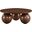 Fitch Oak Veneer Coffee Table In Brown and Walnut