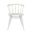Fitz Curved Back Spindle Dining Chair Set of 2 In White