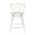 Fitz Solid Wood Curved Back Spindle Counter Stool In White