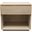 Flagstaff 26 Inch 1 Drawer Nightstand In Natural and Stone