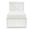 Flatiron Complete Twin Panel Bed In Aged White