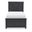 Flatiron Complete Twin Panel Bed In Midnight