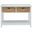 Flavius White 2 Drawer Console Table