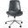 Fletcher Dark Grey/Chrome Swivel Office Chair