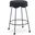 Fleur Fabric Counter Stool In Black