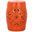 Flora Orange Garden Stool