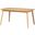 Flora Wood Dining Table In Natural Oak