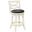 Florence 24 Inch Swivel Counter Stool In Distressed White