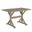 Florence Trestle Table In Weathered Gray
