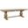 Florence Trestle Dining Table Rustic Smoke