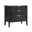 Floriana 3-Drawer Nightstand In Black