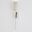Fluted Single Sconce In Nickel