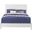 Flynn California King Platform Bed In White