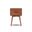 Flynn 26 Inch End Table In Chestnut