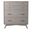 Flynn 4 Drawer Multifunction Chest with Pull Out Tray In Gray