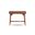 Flynn 30 Inch Mini Desk In Chestnut